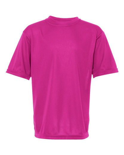 Augusta Sportswear Youth Nexgen Wicking T-Shirt 791 #color_Power Pink