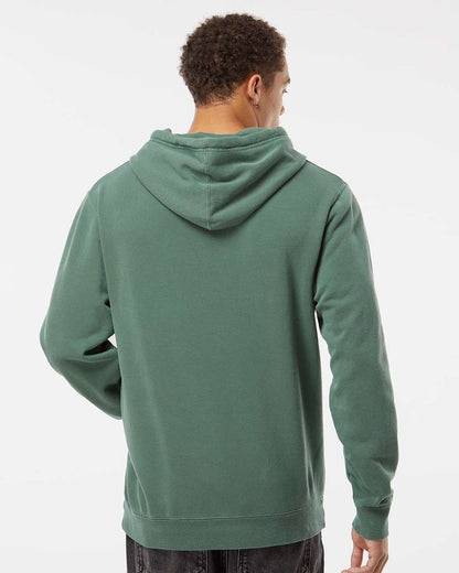 Independent Trading Co. Unisex Midweight Pigment-Dyed Hooded Sweatshirt PRM4500 #colormdl_Pigment Alpine Green
