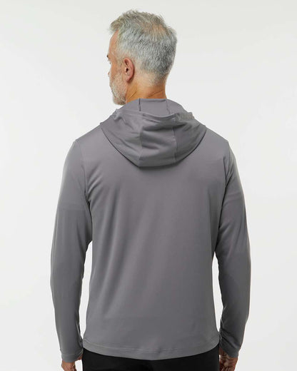 Adidas Lightweight Performance Quarter-Zip Hooded Pullover A596 #colormdl_Grey Three