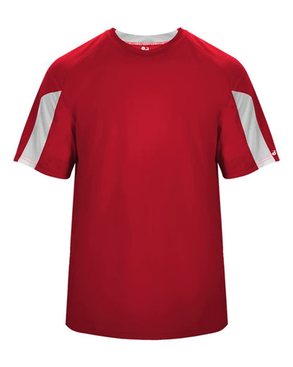 Badger Striker T-Shirt 4176 #color_Red/ White