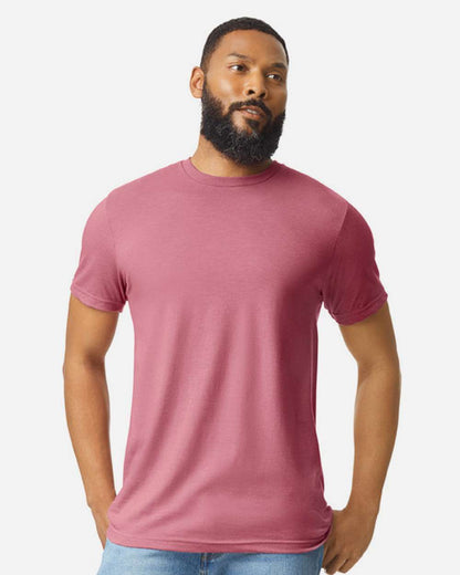 Gildan Unisex Softstyle® CVC T-Shirt 64000CVC #colormdl_Plumrose