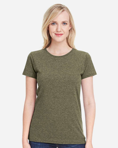 LAT Women's Fine Jersey Tee 3516 #colormdl_Vintage Military Green