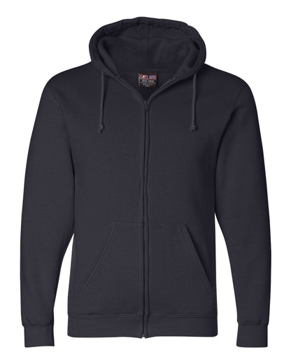 Bayside USA-Made Full-Zip Hooded Sweatshirt 900 #color_Navy