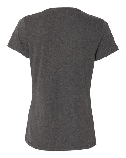 Hanes Women's Perfect-T Triblend V-Neck T-Shirt 42VT #color_Slate Triblend