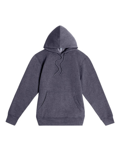 Lane Seven Unisex Future Fleece Hooded Sweatshirt LS18002 #color_Heather Charcoal