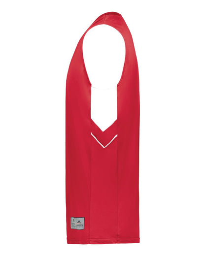 Augusta Sportswear Youth Alley-Oop Reversible Jersey 1167 #color_Red/ White