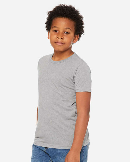BELLA + CANVAS Youth Triblend Tee 3413Y #colormdl_Athletic Grey Triblend