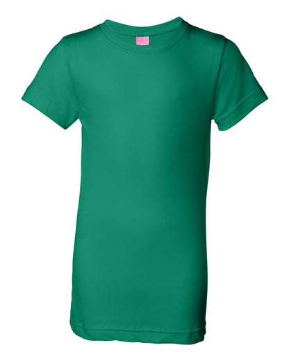 LAT Girls' Fine Jersey Tee 2616 #color_Kelly