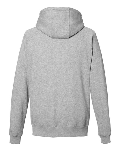 Nautica Unisex Anchor Fleece Hooded Sweatshirt N17199 #color_Oxford Heather