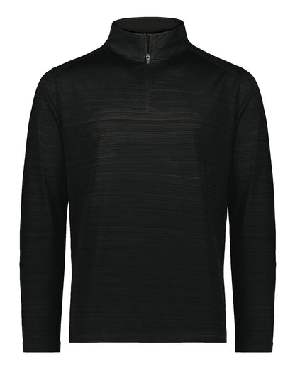 Augusta Sportswear Pursuit Quarter-Zip 7011 #color_Black