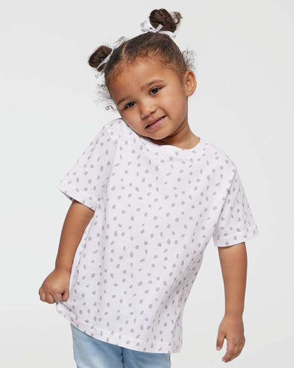 Rabbit Skins Toddler Fine Jersey Tee 3321 #colormdl_White Spot