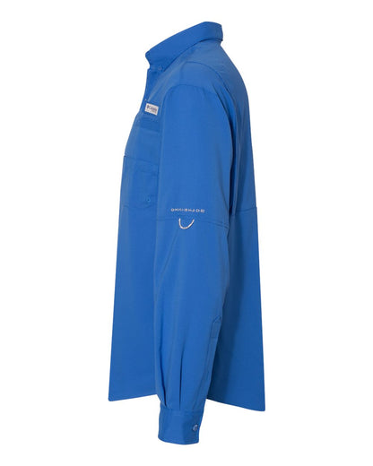 Columbia Men's PFG Tamiami™ II Fishing Shirt 128606 #color_Vivid Blue