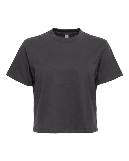 Next Level Women's Heavyweight Boxy T-Shirt 7610 #color_Graphite Black