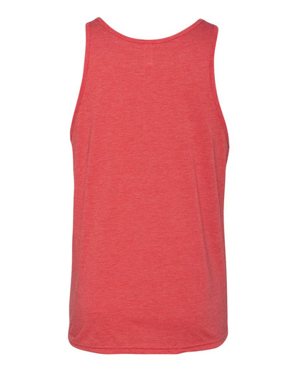 BELLA + CANVAS Triblend Tank 3484 #color_Red Triblend