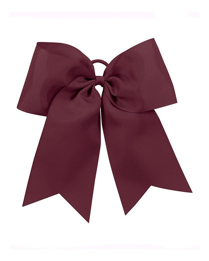 Augusta Sportswear Cheer Hair Bow 6701 #color_Maroon