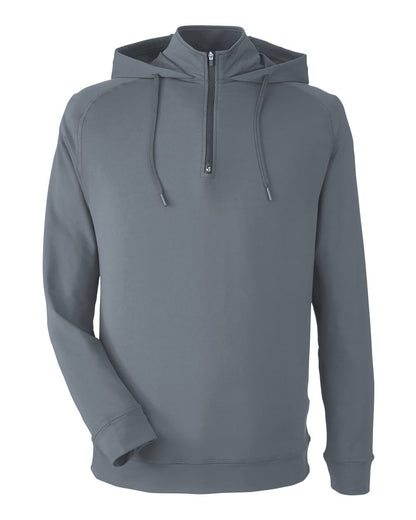 Swannies Unisex Vandyke Quarter-Zip Hooded Sweatshirt SWV600 #color_Graphite