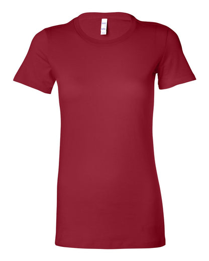 BELLA + CANVAS Women's Slim Fit Tee 6004 #color_Cardinal