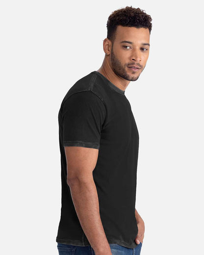 Next Level Soft Wash T-Shirt 3600SW #colormdl_Washed Black