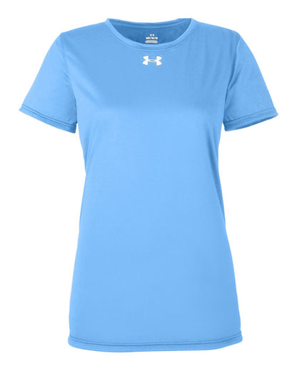 Under Armour Women's Team Tech™ T-Shirt 1376847 #color_Carolina Blue/ White