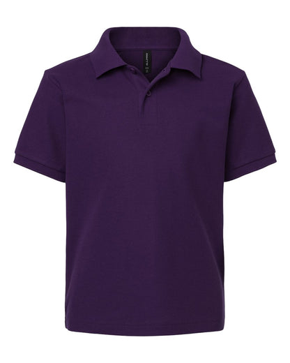 AllPro Youth Pique Polo 62800Y #color_Purple