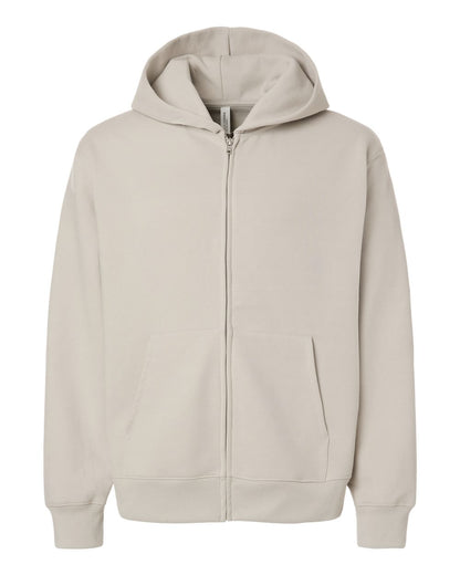 BELLA + CANVAS Unisex 10 oz Full-Zip Hoodie Sweatshirt 4739 #color_Dust