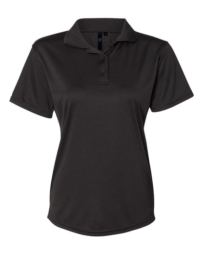Sierra Pacific Women's Value Polyester Polo 5100 #color_Black