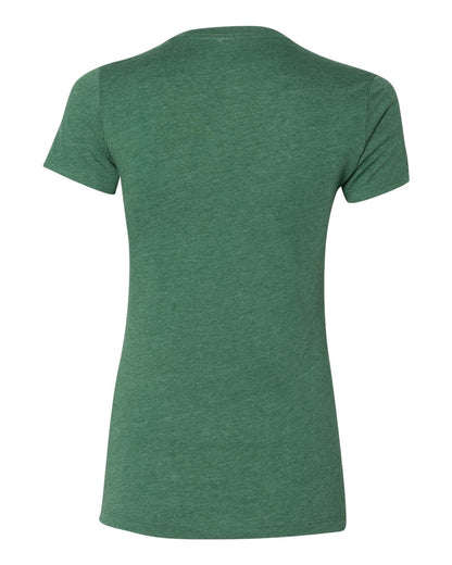 BELLA + CANVAS Women's Slim Fit Tee 6004 #color_Heather Grass Green