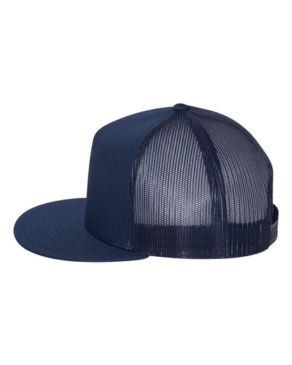 YP Classics Five-Panel Classic Trucker Cap 6006 #color_Navy
