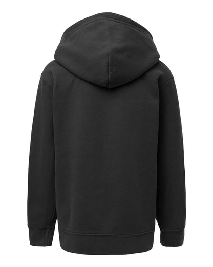Comfort Colors Youth Garment-Dyed Lightweight Fleece Hooded Sweatshirt 1467Y #color_Black
