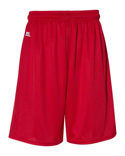 Russell Athletic Men's 9" Dri-Power® Tricot Mesh Shorts 659AFM #color_True Red