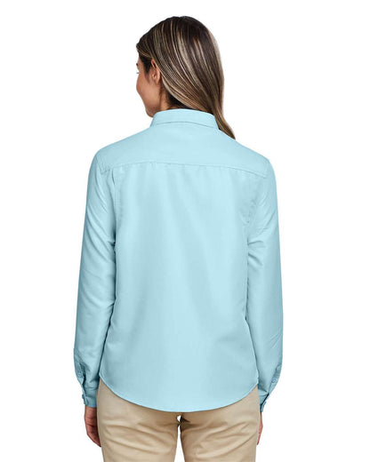 Harriton Women's Key West Performance Staff Shirt M580LW #colormdl_Cloud Blue