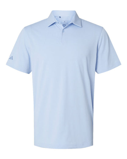 Adidas Men's Blended Polo A590 #color_Blue Dawn Melange