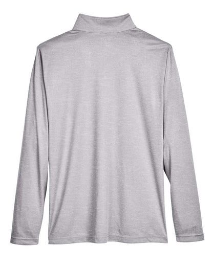 Team 365 Men's Zone Sonic Heather Performance Quarter-Zip Pullover TT31H #color_Athletic Heather