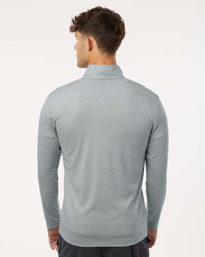 AllPro Men's Pro-Lock Performance Mélange Quarter-Zip Pullover 4HM700 #colormdl_Silver Melange