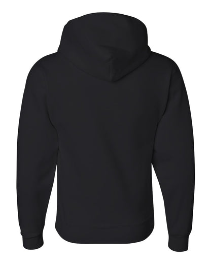 JERZEES Unisex Super Sweats NuBlend® Hooded Sweatshirt 4997MR #color_Black
