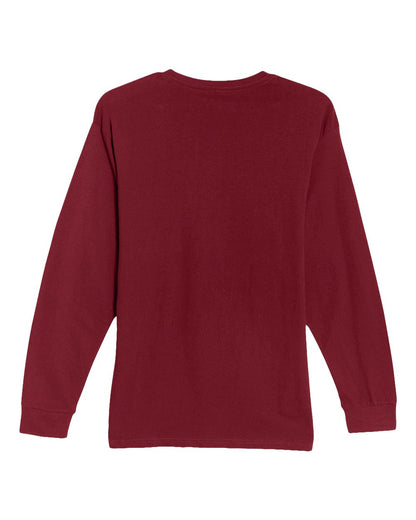 Lane Seven Heavyweight Long Sleeve T-Shirt LS15009 #color_Burgundy
