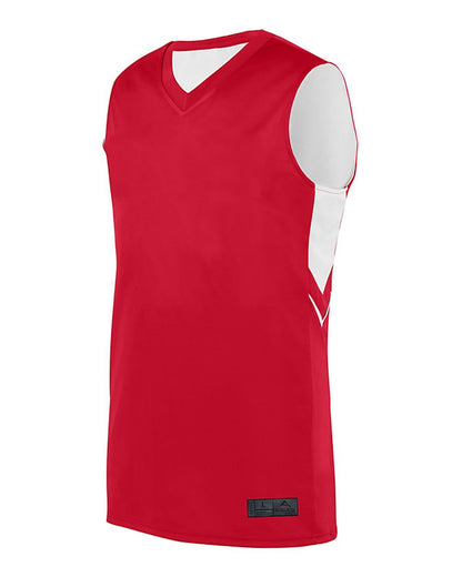 Augusta Sportswear Alley-Oop Reversible Jersey 1166 #color_Red/ White