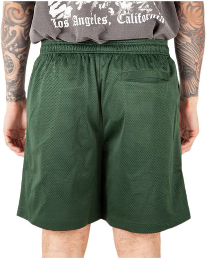 Shaka Wear Men's Mesh PE Gym Shorts SHMPS #colormdl_Moss