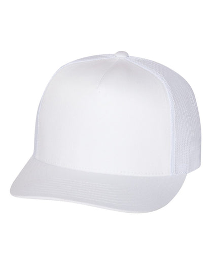 YP Classics Five-Panel Classic Trucker Cap 6006 #color_White