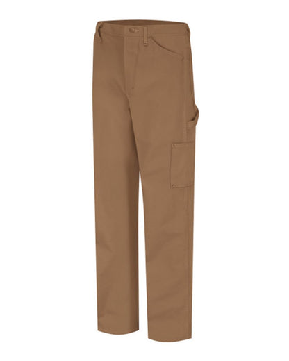 Bulwark Dungaree - EXCEL FR® ComforTouch® - 11.0 oz. PLJ8 #color_Brown Duck - Unhemmed