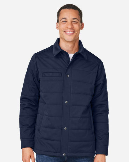 Harriton Unisex Guardian Soft Shell Chore Coat M821 #colormdl_Dark Navy