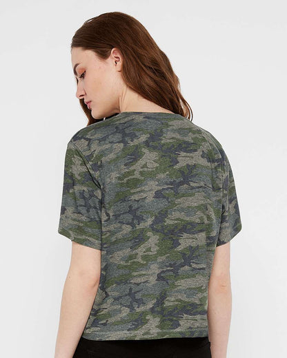 LAT Women's Boxy Tee 3518 #colormdl_Vintage Camo