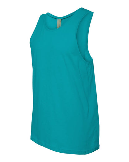 Next Level Cotton Muscle Tank 3633 #color_Tahiti Blue