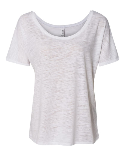 BELLA + CANVAS Women’s Slouchy Tee 8816 #color_White Slub