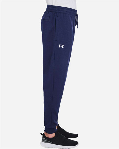 Under Armour Unisex Rival Fleece Joggers 1379774 #colormdl_Midnight Navy/ White
