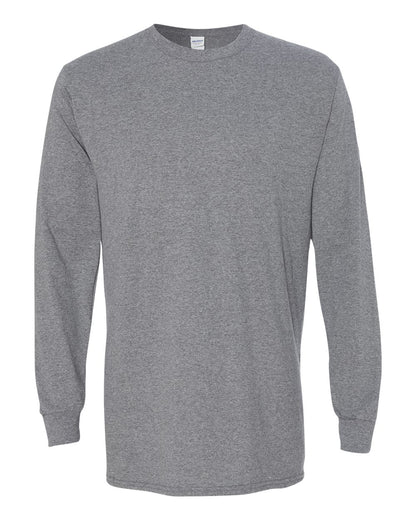 Gildan Unisex Heavy Cotton™ Long Sleeve T-Shirt 5400 #color_Graphite Heather