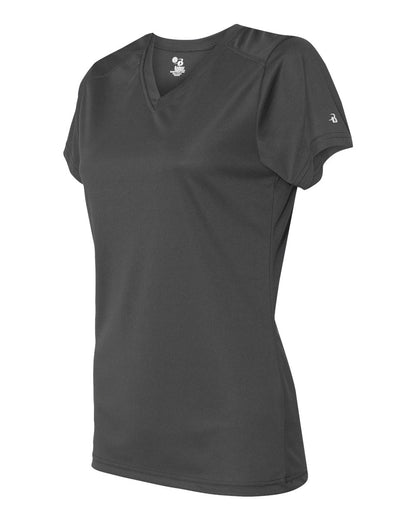 Badger Women’s B-Core V-Neck T-Shirt 4162 #color_Graphite