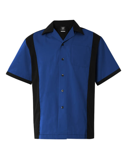 Hilton Unisex Cruiser Bowling Shirt HP2243 #color_Royal