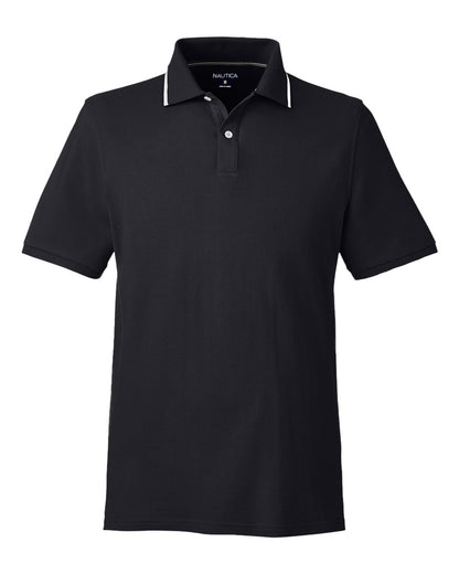 Nautica Men's Deck Polo N17165 #color_Black