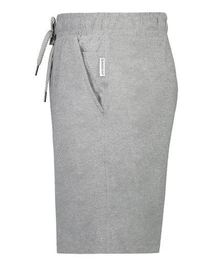 Holloway Youth Eco Revive™ Ventura Soft Knit Shorts 223604 #color_Grey Heather